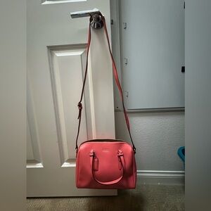 Coach Crossbody Coral-Pink Purse LIKE NEW